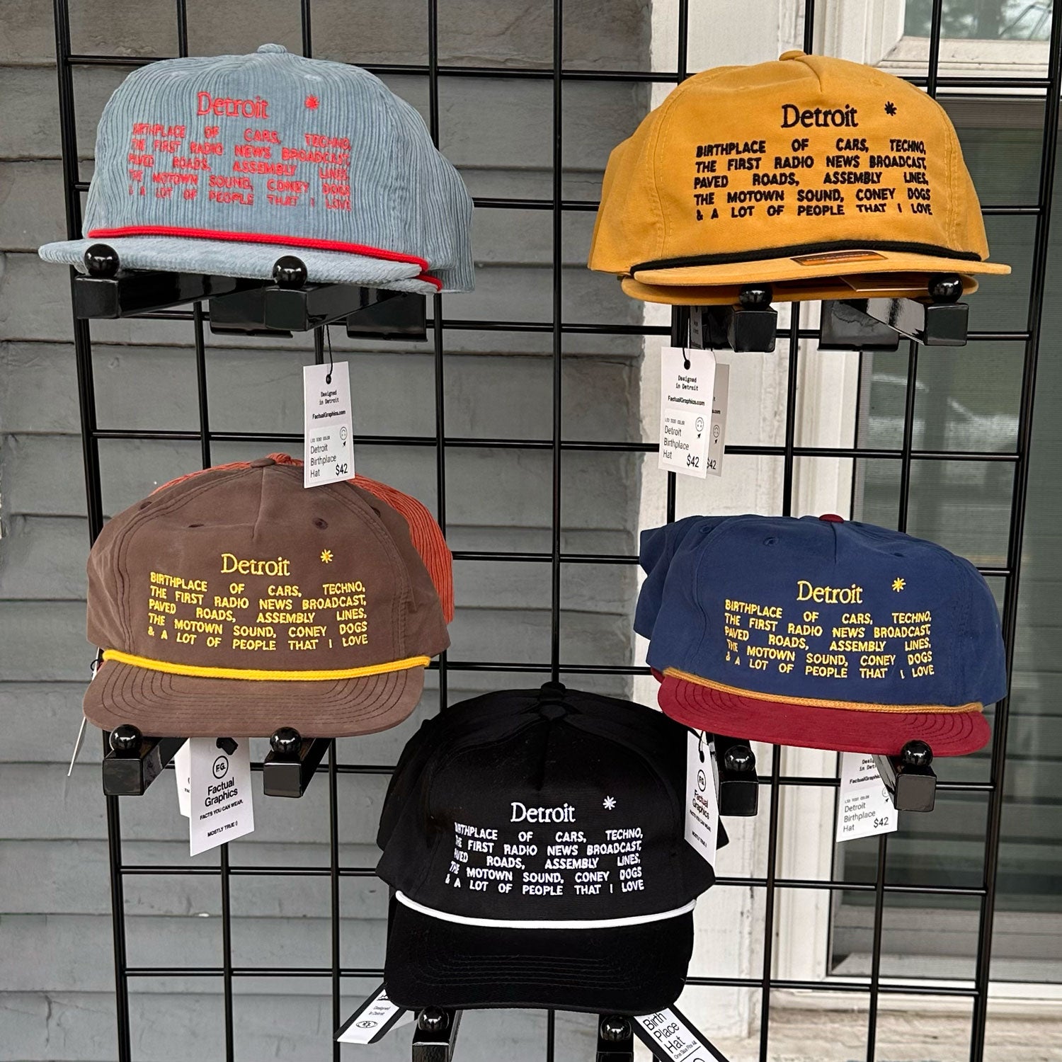 Detroit - Birthplace Snapback (Ltd Test Colors!)