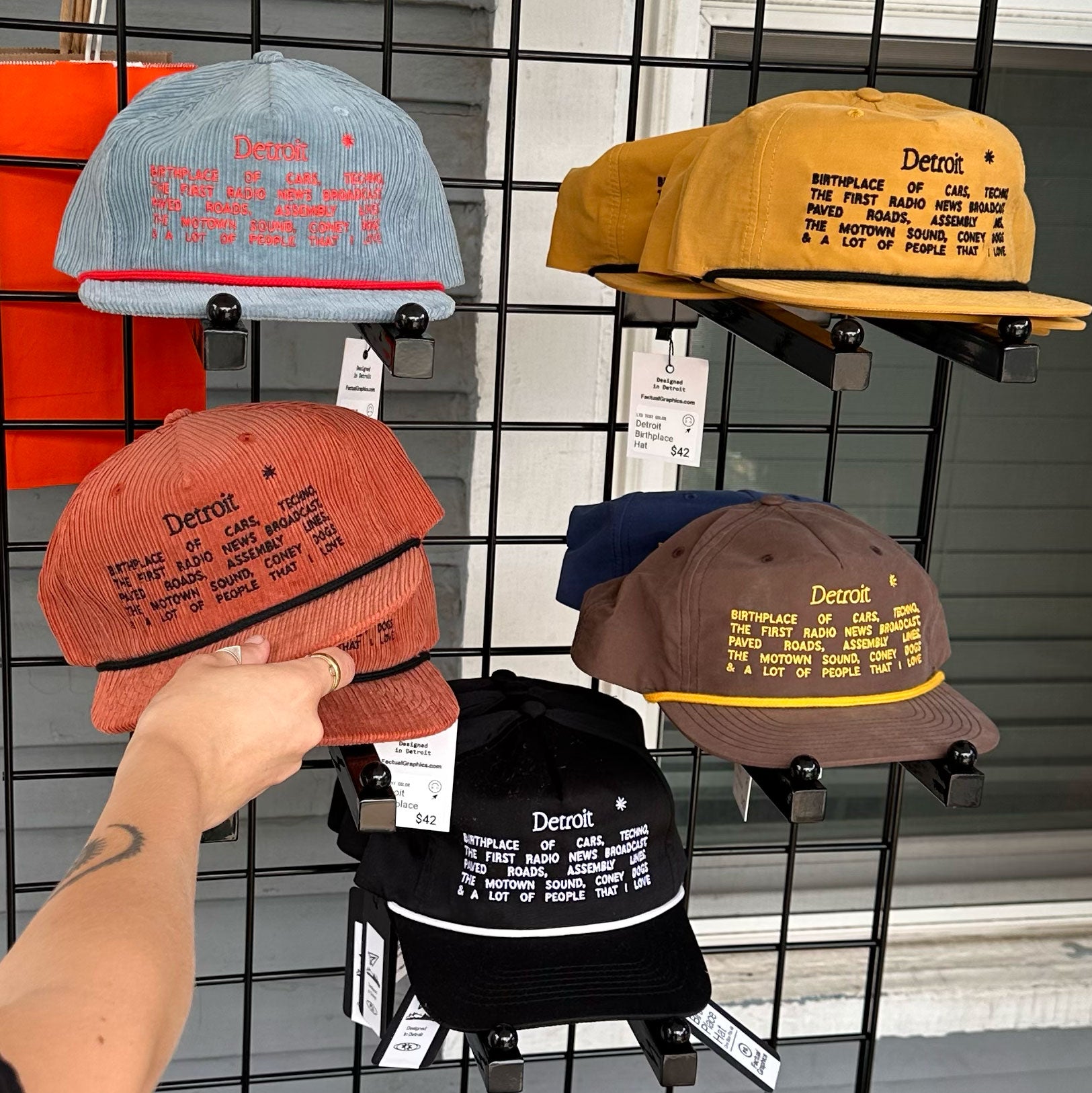 Detroit - Birthplace Snapback (Ltd Test Colors!)