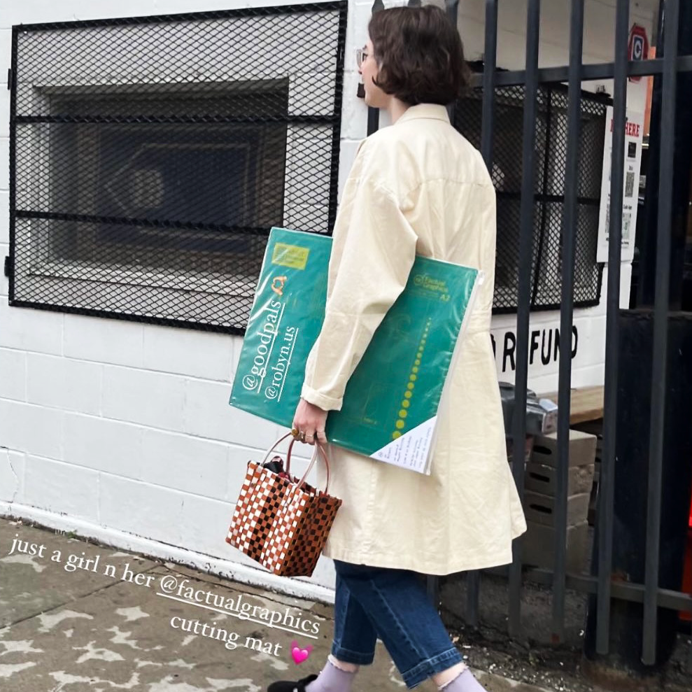 Factual Graphics Cutting Mat